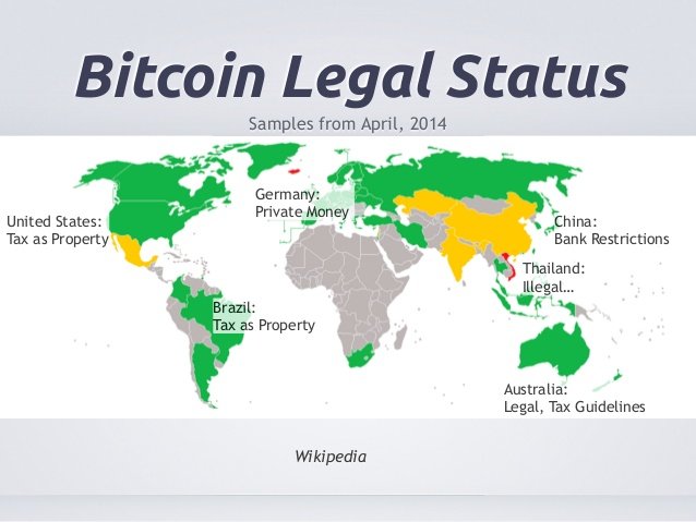 bitcoin is legal currency in which country