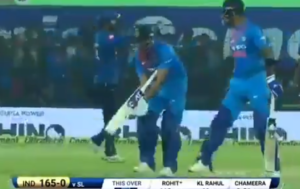 Rohit Sharma Signals MS Dhoni