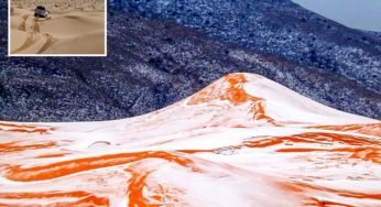 Snow in World’s Hottest Place