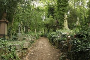 Haunted place - Highgate Cemetery