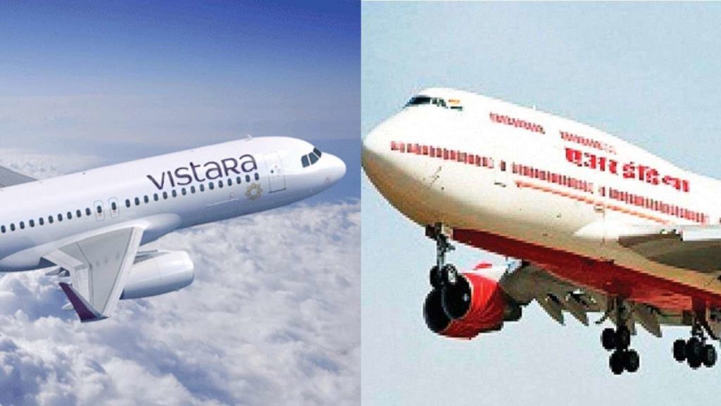air india vistara collision escape