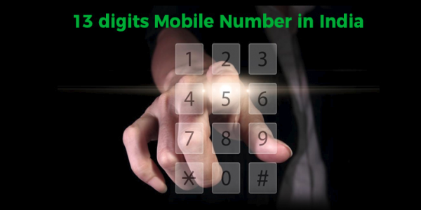 13 digits mobile number india