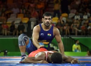 Sushil Kumar Enters CWG Wrestling Finals