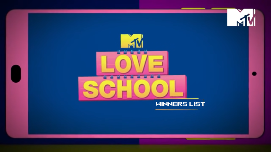 MTV Love School Winners List