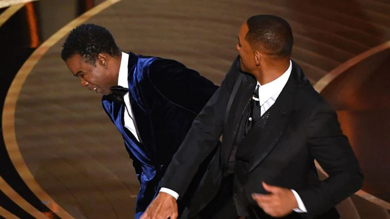 Smith slapping Chris Rock