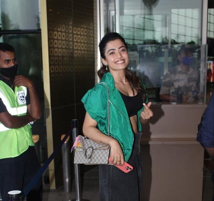 Rashmika Airport Look