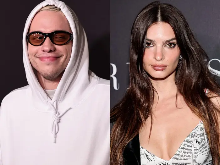 Pete Davidson and Emily Ratajkowski