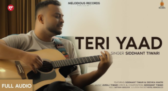 Siddhant Tiwari’s Soulful Single “Teri Yaad” Out Now: A Melodious Records Release in Partnership with ReadersFusion
