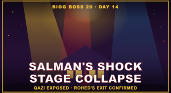 Bigg Boss 20 Day 14 Update: Salman Exposes Qazi’s Fake Collapse, Confirms Rohed Khan’s Eviction