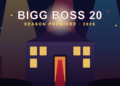 Bigg Boss 20 season premiere stage with spotlights and house facade