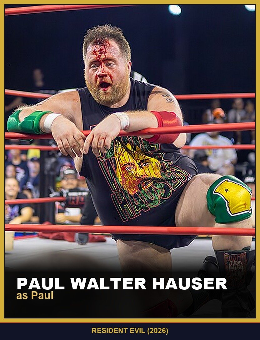 Paul Walter Hauser as Paul, an Umbrella Corporation scientist, in Resident Evil (2026)