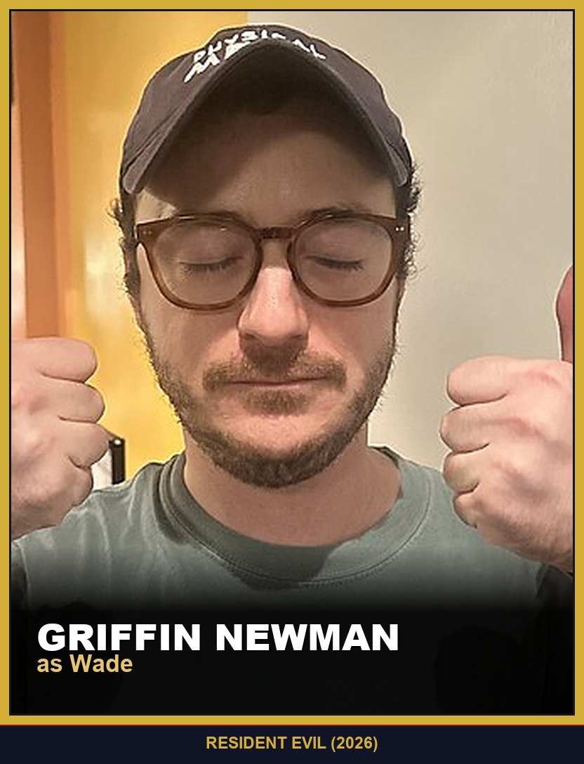 Griffin Newman as Wade, an Umbrella Corporation scientist, in Resident Evil (2026)