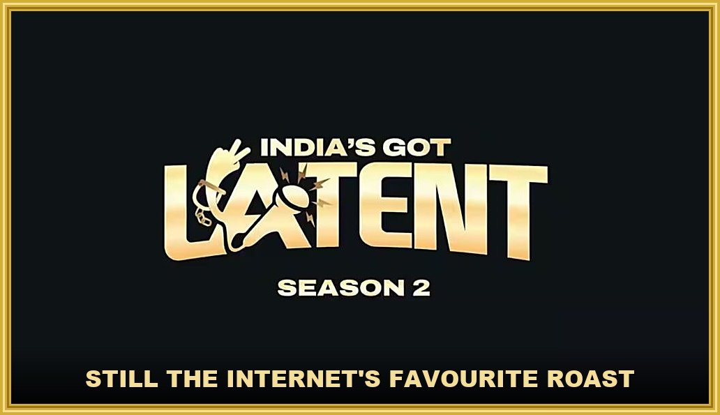 India's Got Latent Season 2 official gold logo title card