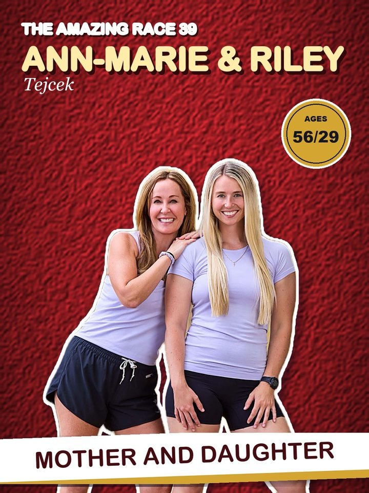 Ann-Marie Tejcek and Riley Tejcek, mother and daughter on The Amazing Race Season 39
