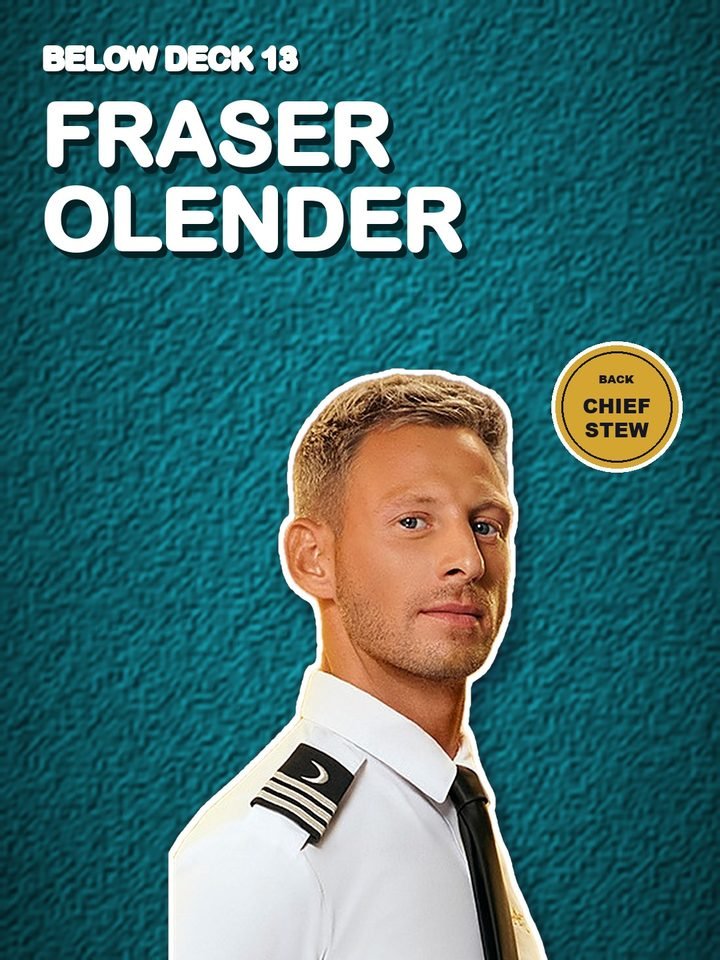Fraser Olender, chief stew on Below Deck Season 13, aboard the yacht Azul V in Thailand