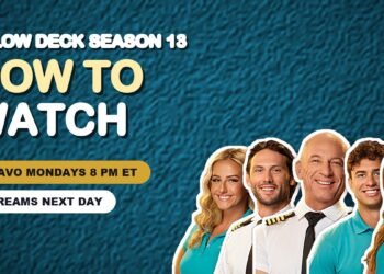 How to watch Below Deck Season 13 graphic with the Azul V crew, Bravo Mondays at 8 p.m. ET