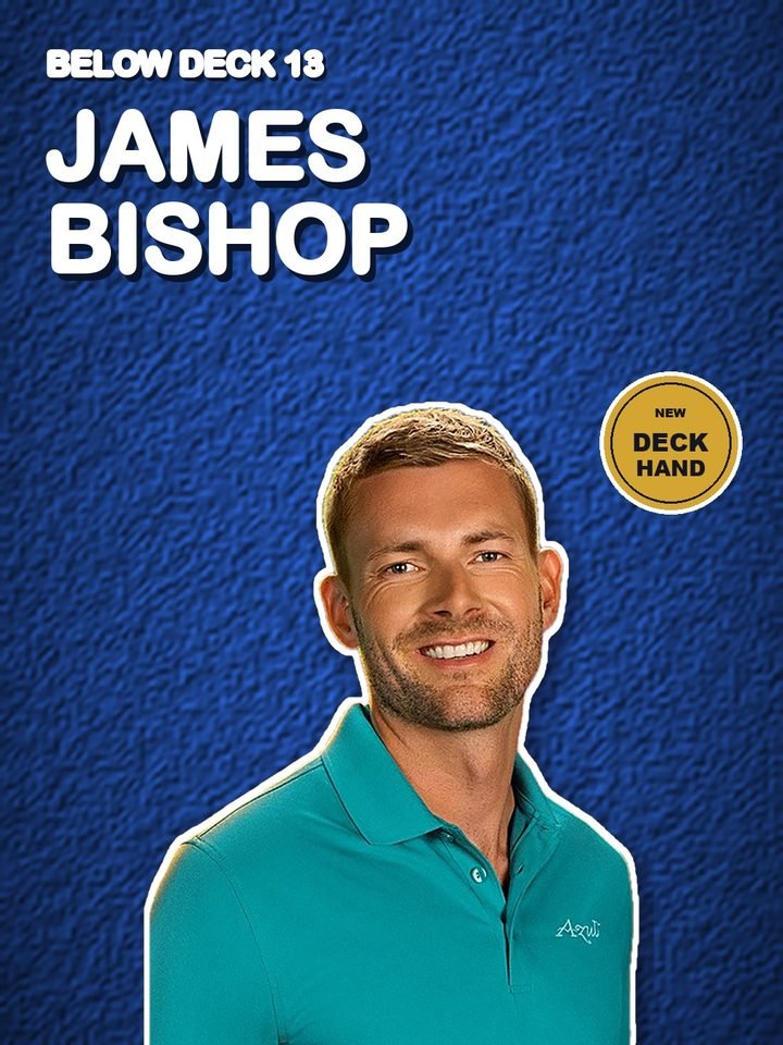James Bishop, deckhand on Below Deck Season 13, aboard the yacht Azul V in Thailand