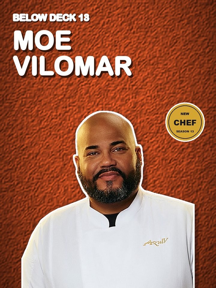 Moe Vilomar, chef on Below Deck Season 13, aboard the yacht Azul V in Thailand