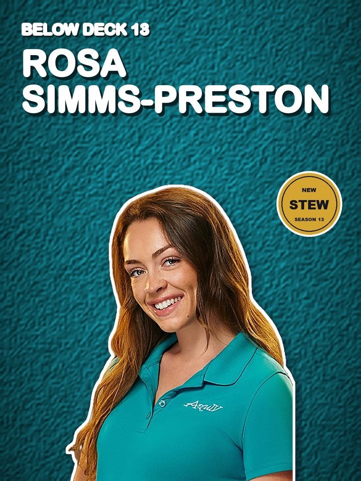 Rosa Simms-Preston, stew on Below Deck Season 13, aboard the yacht Azul V in Thailand