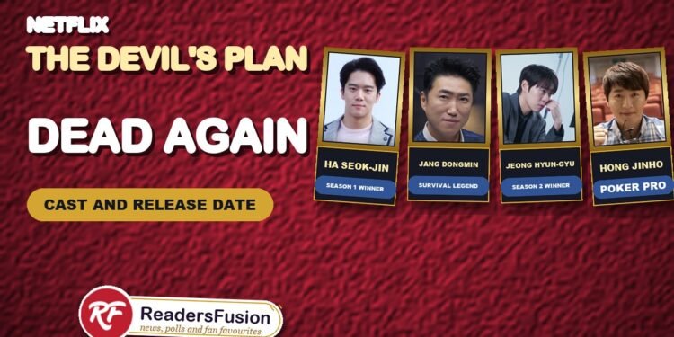 The Devil's Plan: Dead Again cast with returning winners Ha Seok-jin and Jeong Hyun-gyu on Netflix