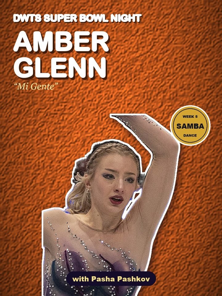 Amber Glenn and Pasha Pashkov, Samba to Mi Gente, DWTS Season 35 Super Bowl Night