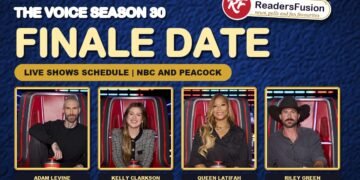 The Voice Season 30 finale date and live shows schedule with coaches Adam Levine, Kelly Clarkson, Queen Latifah and Riley Green