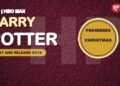 Harry Potter HBO series graphic with the Christmas premiere