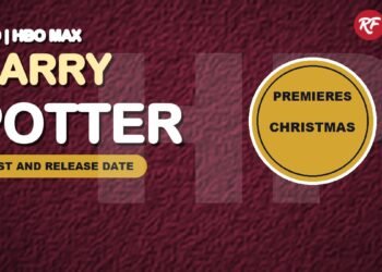 Harry Potter HBO series graphic with the Christmas premiere