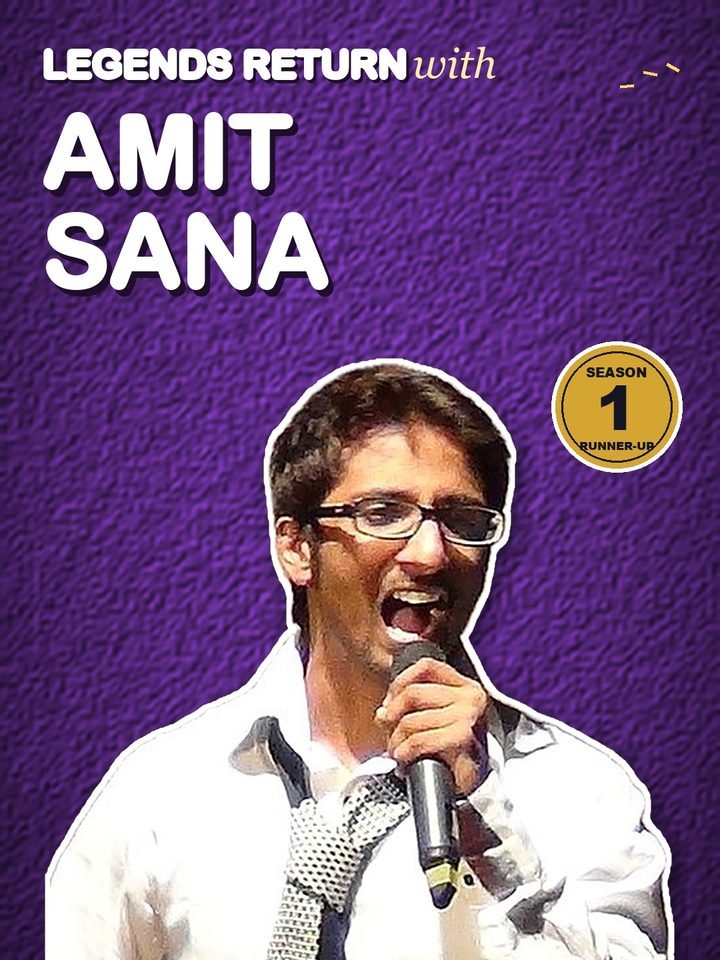 Amit Sana, Indian Idol Season 1 runner-up, contestant in Indian Idol Legends Return