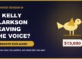 Is Kelly Clarkson leaving The Voice