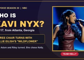 Who is Kavi Nyx graphic: 17-year-old from Atlanta, three chair turns on The Voice Season 30