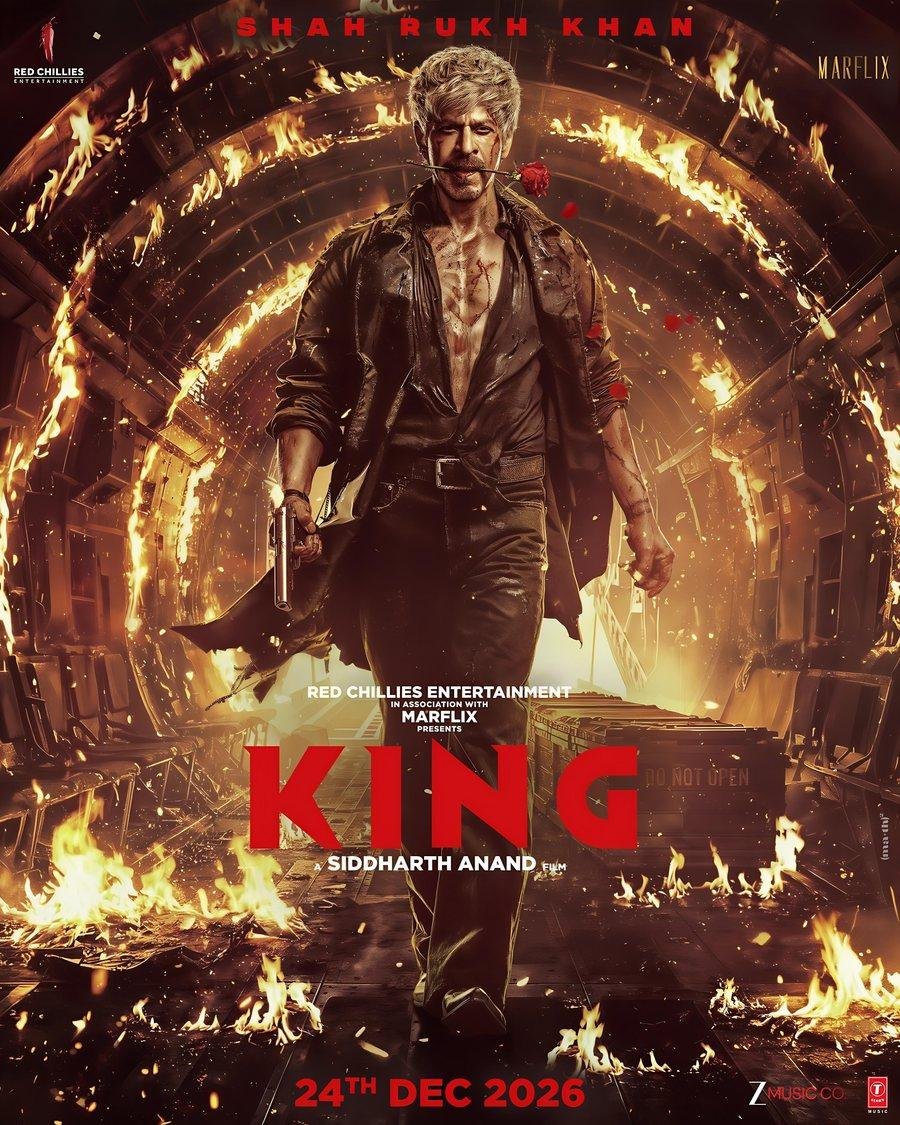 Official poster of King starring Shah Rukh Khan