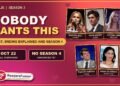 Nobody Wants This Season 3 on Netflix with Kristen Bell, Adam Brody, Justine Lupe, Timothy Simons and Sarah Silverman, all 10 episodes out October 22