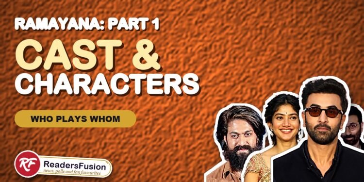 Ramayana Part 1 cast and characters: Ranbir Kapoor as Rama, Sai Pallavi as Sita, Yash as Ravana and Sunny Deol as Hanuman