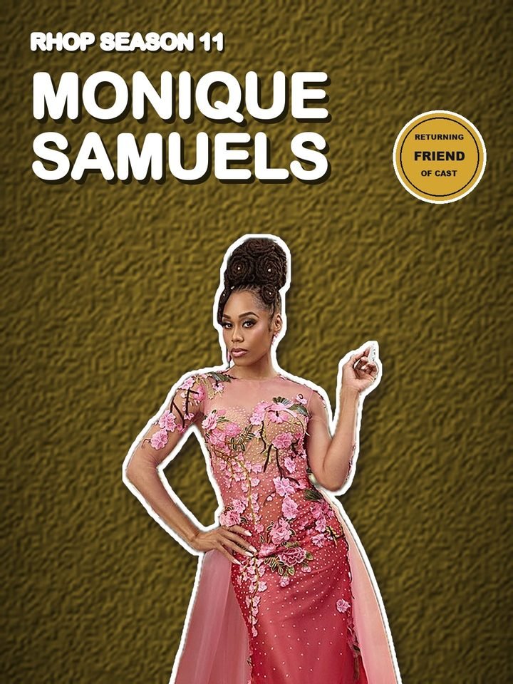 Monique Samuels, friend of the cast on The Real Housewives of Potomac Season 11