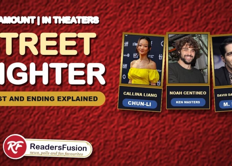 Street Fighter 2026 movie cast: Callina Liang as Chun-Li, Noah Centineo as Ken Masters and David Dastmalchian as M. Bison