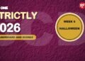 Strictly Come Dancing 2026 leaderboard and scores graphic for Halloween Week
