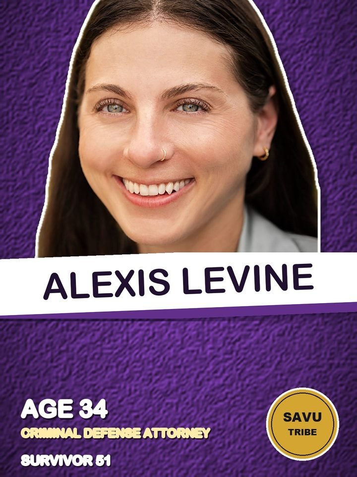 Alexis Levine, criminal defense attorney on Survivor 51, starting on the Savu tribe