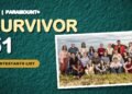 Survivor 51 contestants list graphic with the cast photo