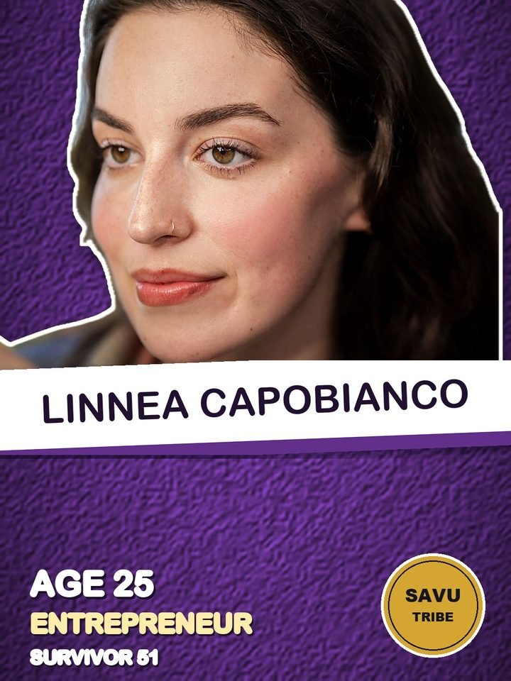 Linnea Capobianco, entrepreneur on Survivor 51, starting on the Savu tribe