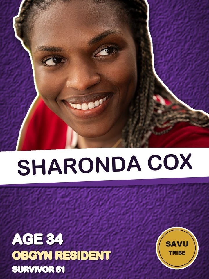 Sharonda Cox, obgyn resident on Survivor 51, starting on the Savu tribe