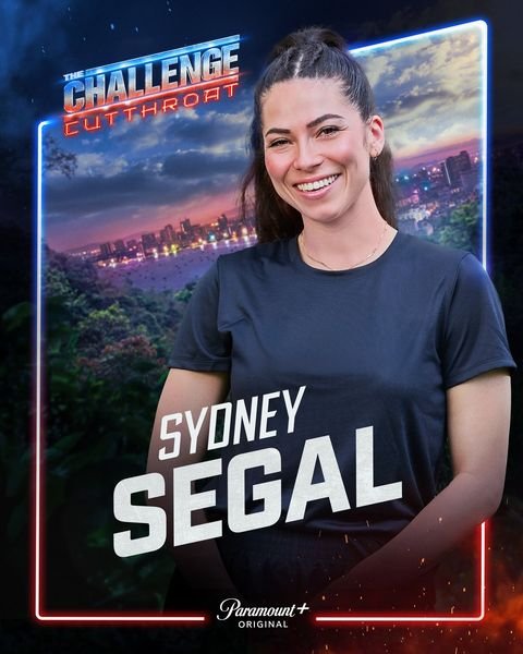 Sydney Segal, The Challenge Season 42 Cutthroat player on Team Grey, official Paramount+ cast card