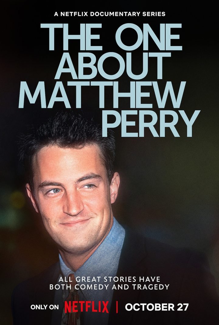 Official poster for The One About Matthew Perry, a Netflix documentary series premiering October 27