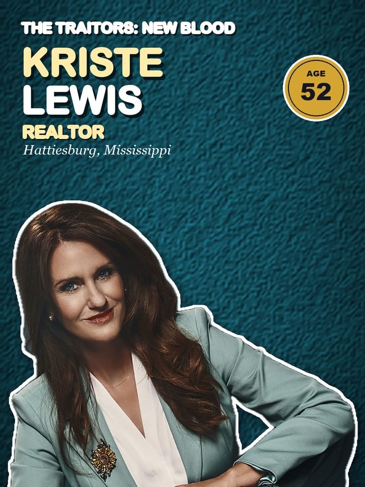 Kriste Lewis, 52, realtor from Hattiesburg, Mississippi on The Traitors: New Blood
