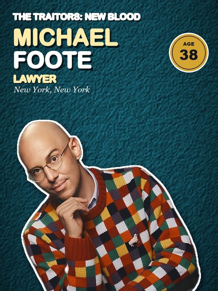 Michael Foote, 38, lawyer from New York, New York on The Traitors: New Blood