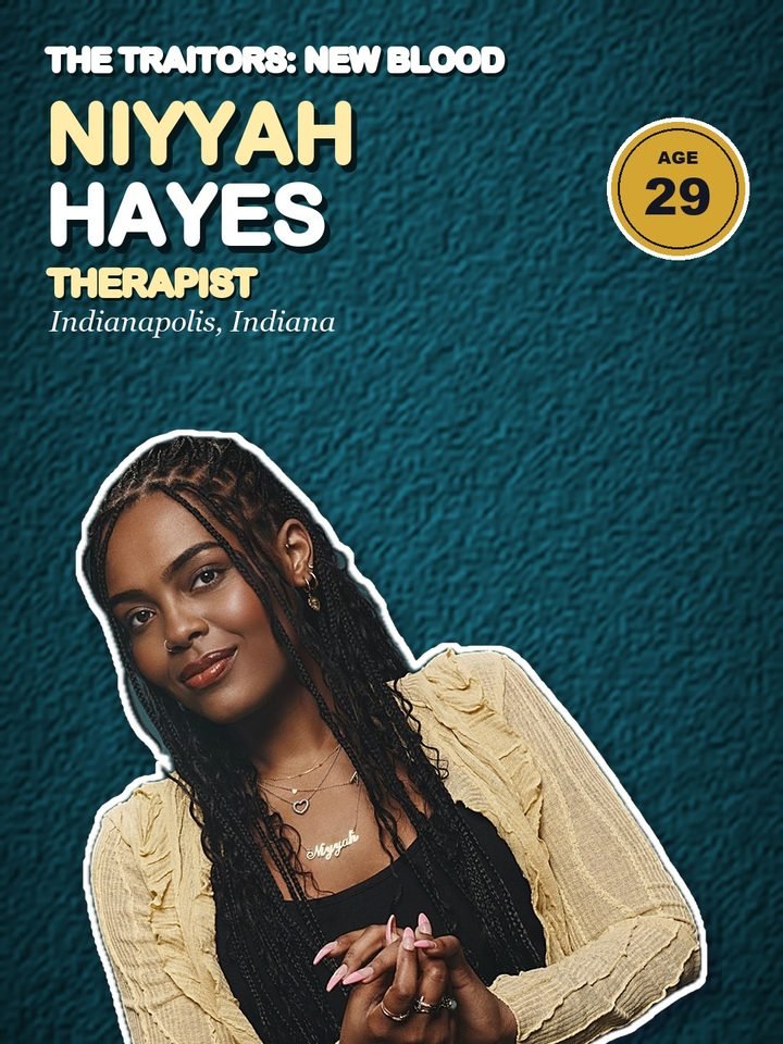 Niyyah Hayes, 29, therapist from Indianapolis, Indiana on The Traitors: New Blood
