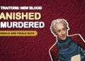 The Traitors: New Blood schedule and eliminations graphic with host Alan Cumming