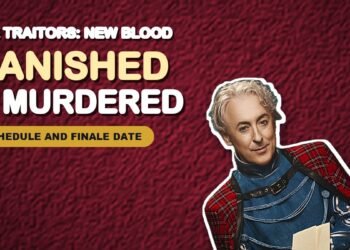 The Traitors: New Blood schedule and eliminations graphic with host Alan Cumming